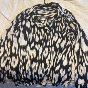 Stylish Black and White Women's Top